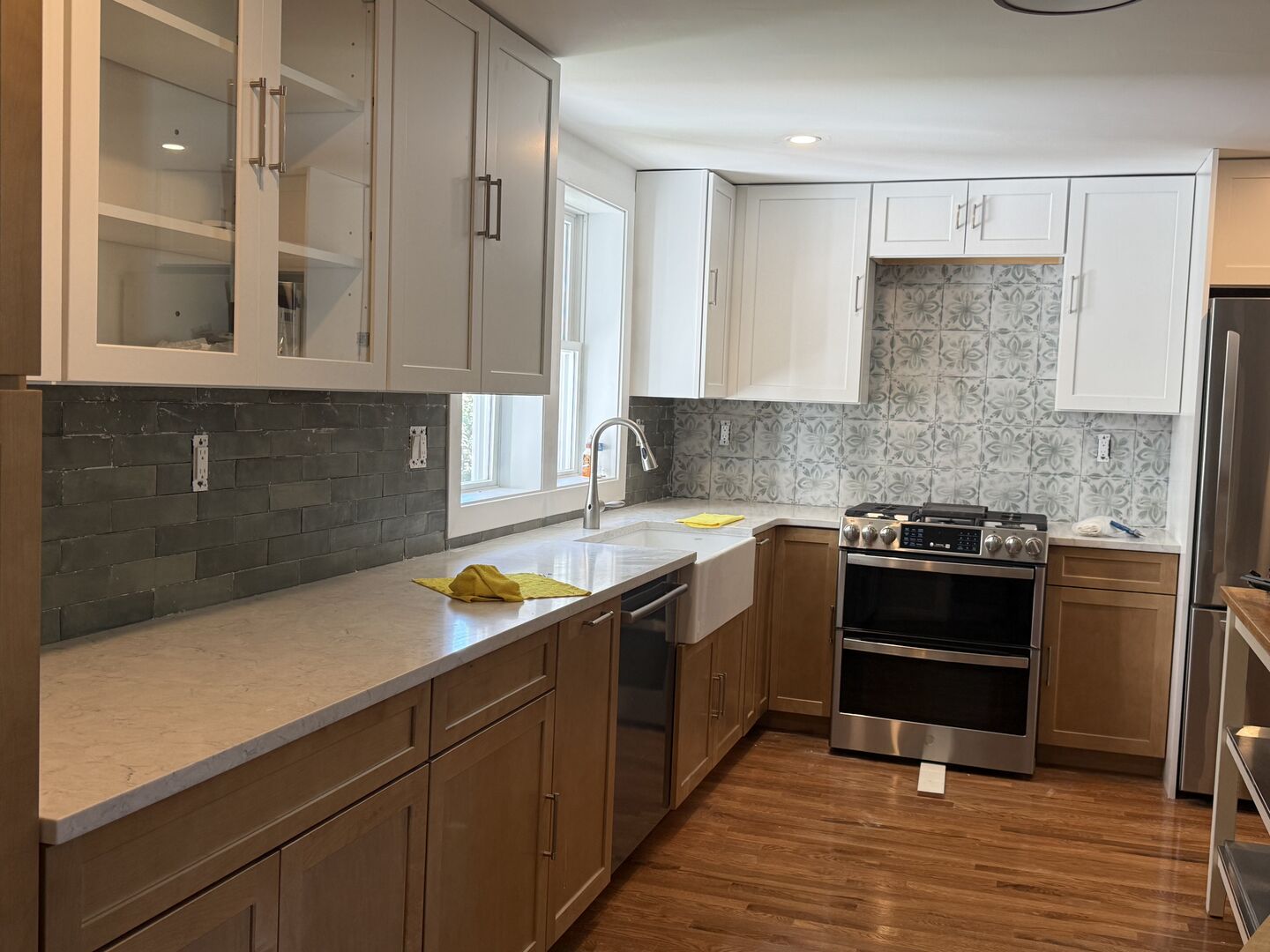 Newly remodeled kitchen.